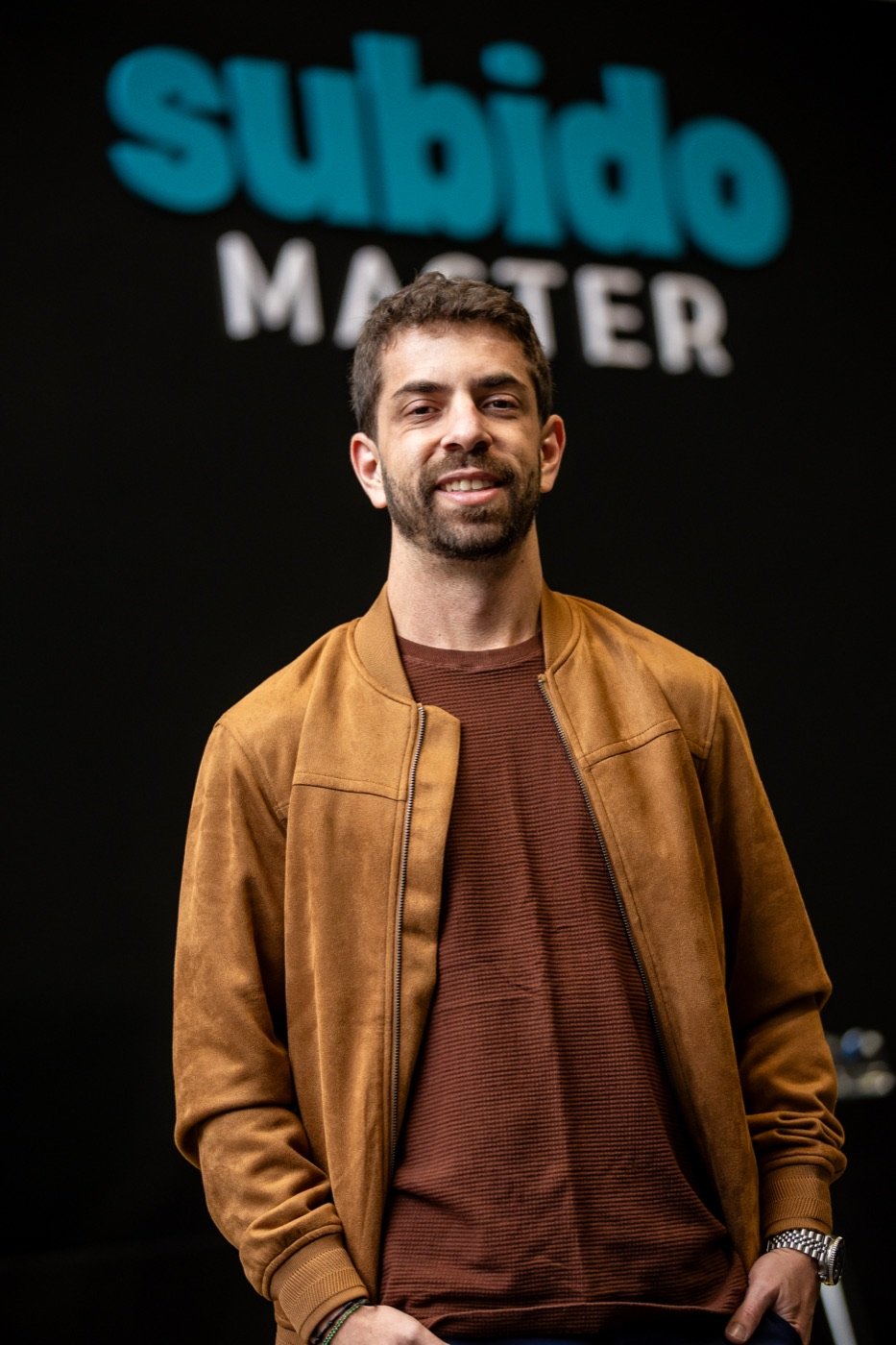 Caio Maia em evento do Subido Master